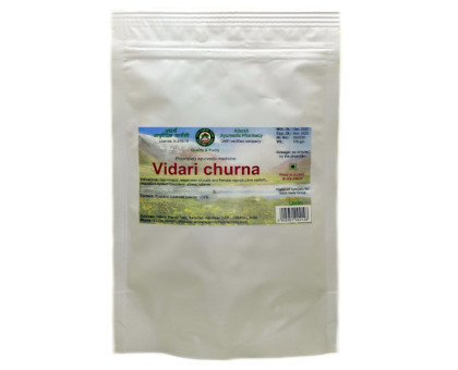 Vidari pulver Adarsh Ayurvedic, 100 gramm