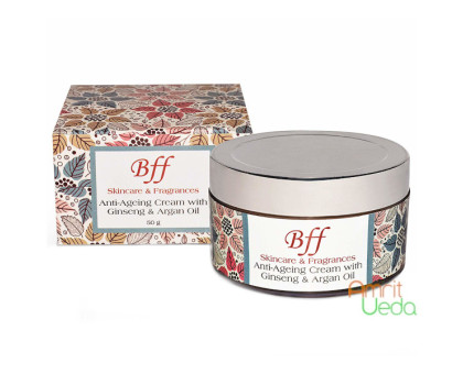 Anti-Ageing Cream with Ginseng and Argana öl BFF Skincare and Fragrances, 50 gramm