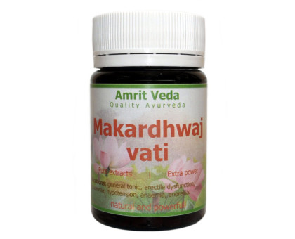 Makardhwaj vati Amrit Veda, 60 tabletten