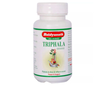 Triphala Guggulu Baidyanath, 80 tabletten - 25 gramm