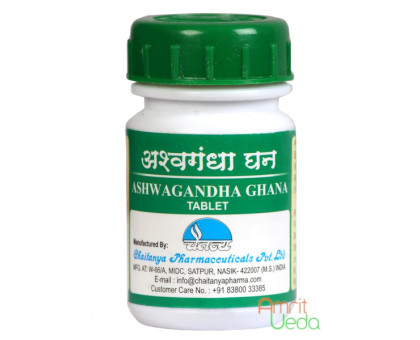 Ashwagandha extrakt Chaitanya Pharmacy (Ashwagandha extrakta Chaitanya Pharmacy), 60 tabletten