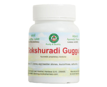 Gokshuradi Guggul Adarsh Ayurvedic, 40 gramm ~ 100 tabletten