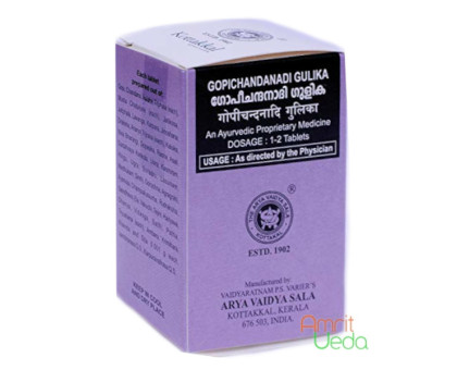 Gopichandanadi gulika Kottakkal, 100 tabletten