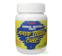 Gandhak Rasayana, 25 gramm ~ 70 tabletten