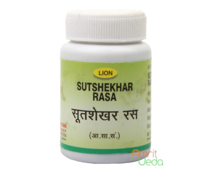 Sutshekhar Ras Lion (Sutshekhar Rasa Lion), 25 gramm ~ 70 tabletten