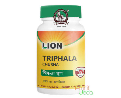 Triphala pulver Lion, 100 gramm