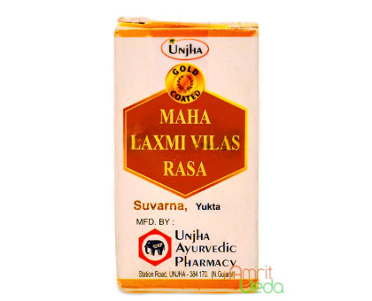 Maha Laxmi Vilas Ras with gold Unjha-Ayukalp, 1 gram