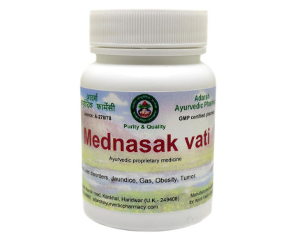 Mednasak vati Adarsh Ayurvedic, 40 gramm ~ 100 tabletten