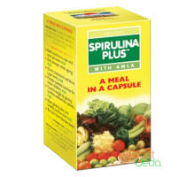 Spirulina plus with Amla, 60 kapseln