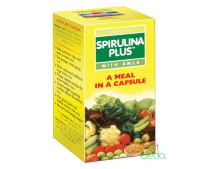 Spirulina plus with Amla GoodCare, 60 kapseln