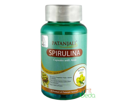 Spirulina with Amla Patanjali, 60 kapseln