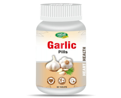 Garlic - Lasuna extract Swadeshi Ayurved, 60 tabletten - 13 gramm