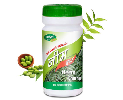 Neem pulver Swadeshi Ayurved, 100 gramm