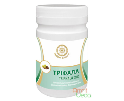 Triphala pulver Golden Chakra, 120 gramm