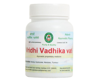 Vridhi Vadhika vati Adarsh Ayurvedic, 40 grams ~ 130 tablets