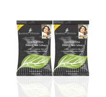 Haarfarbe Natural Colourveda Schwarzbraun, 2x100 Gramm