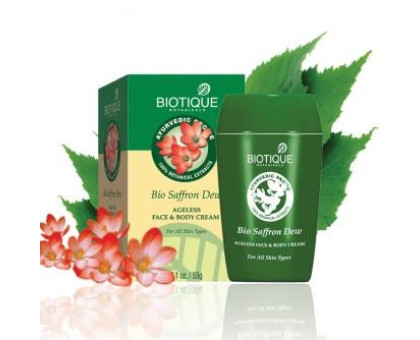 Bio Saffron Youth Dew cream Biotique, 50 gramm