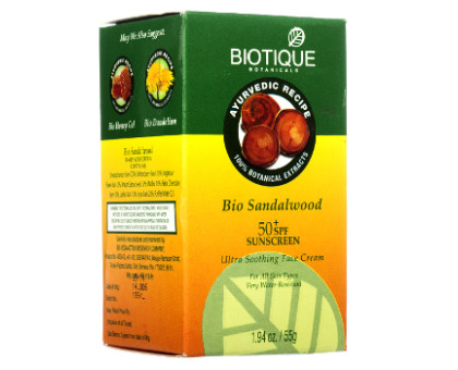 Bio Sandalwood cream Biotique, 50 gramm