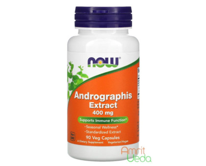 Andrographis extrakt 400 mg Now Foods, 90 kapseln