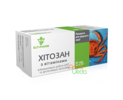 Chitosan with vitamins Elit-Pharm, 80 tabletten