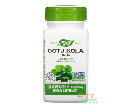 Gotu Kola 950 mg Nature's Way, 100 kapseln