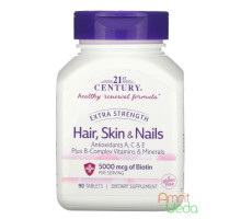 Hair, skin & nails Extra strength, 90 tabletten