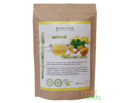 Herbal tee Lemon ginger Danikafarm, 20 tee bags