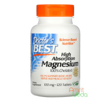 Magnesium chelated - 100 mg, 120 tabletten