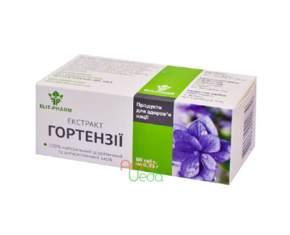 Hydrangea extrakt Elit-Pharm, 80 tabletten