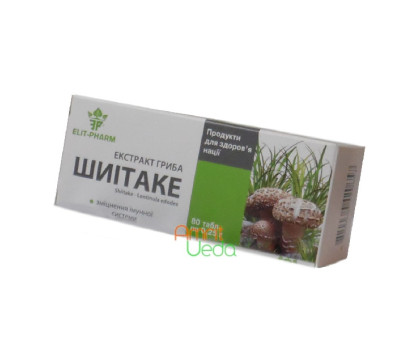 Shiitake extrakt Elit-Pharm, 80 tabletten