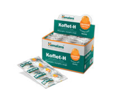 Lozenges for cough Koflet H Orange Himalaya, 12 pc