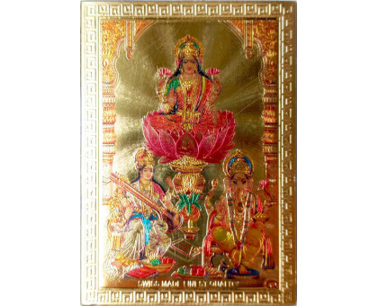 Magnet Lakshmi Sarasvati und Ganesh (Magnet Lakshmi Sarasvati and Ganesh) Gana India