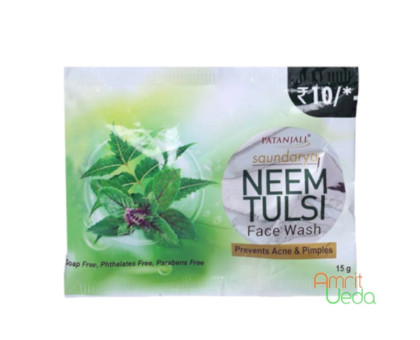 Face wash Saundarya Neem-Tulsi Patanjali, 15 gramm