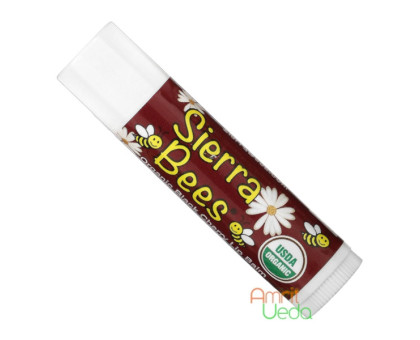 Lip balsam Black cherry Sierra Bees, 4 gramm