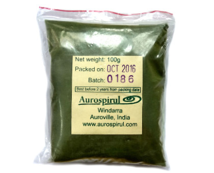 Spirulina pulver Aurospirul, 100 gramm