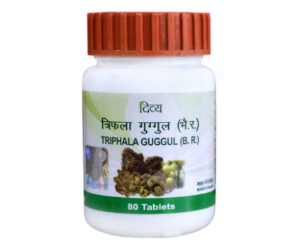 Triphala Guggul Patanjali, 80 tabletten - 40 gramm