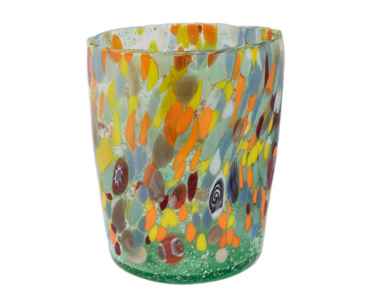 Glass multicolored Murano, 350 ml